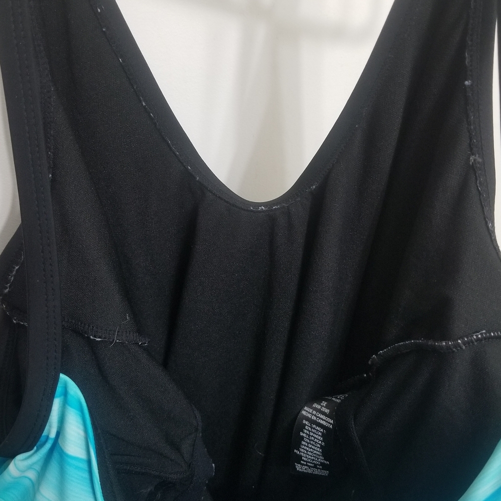VGUC blue and black swimsuit - Picture 5 of 5